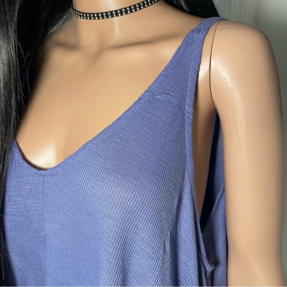 NWT FREE PEOPLE Dani Tank in Dusty Iris Purple - Medium - Picture 3 of 8